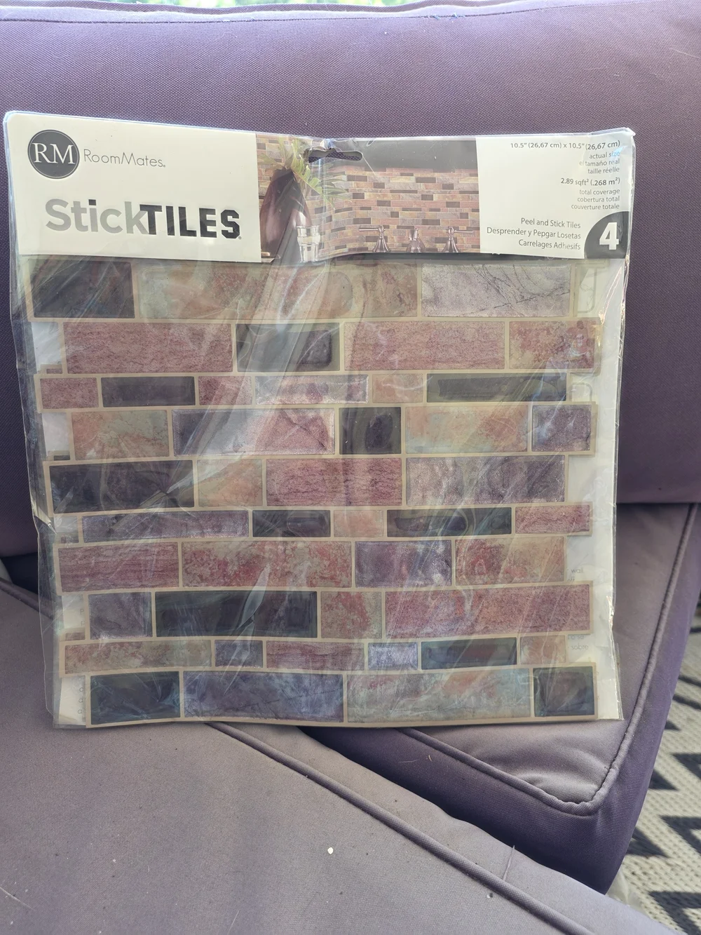 RoomMates StickTILES Peel & Stick Wall Tiles